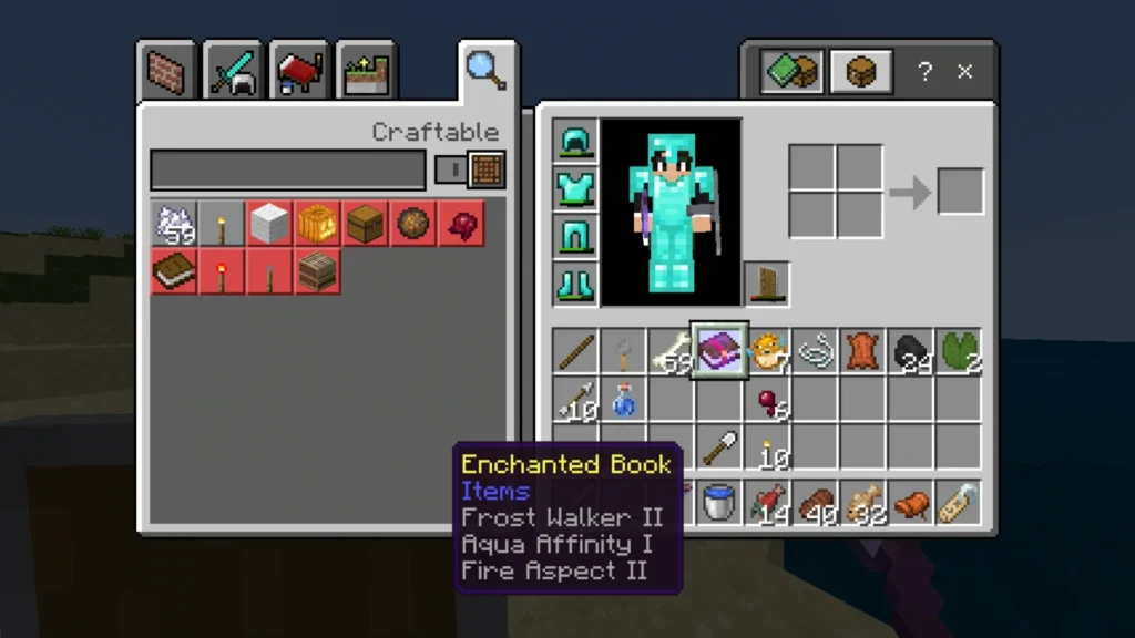 Aqua Affinity Minecraft