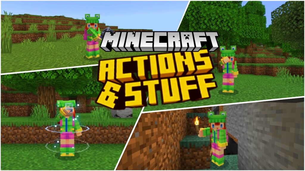 Actions and Stuff Minecraft Bedrock