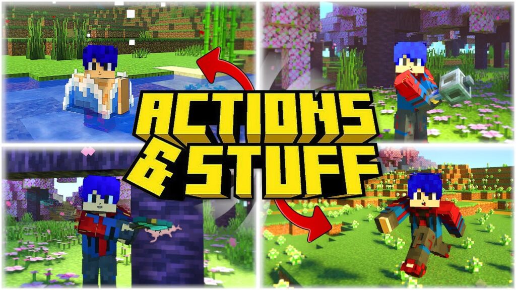 Actions and Stuff Minecraft Bedrock