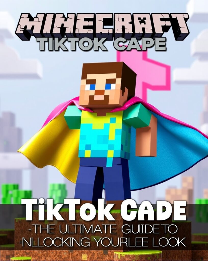 Minecraft TikTok Cape