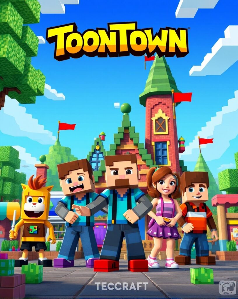 Minecraft Toontown Pixel Art